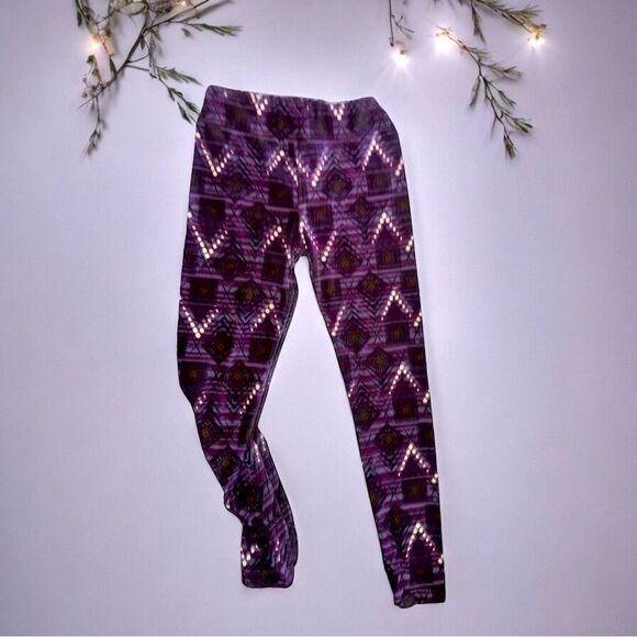 LuLaroe l Abstract l Leggings l OS l EUC - Picture 9 of 9